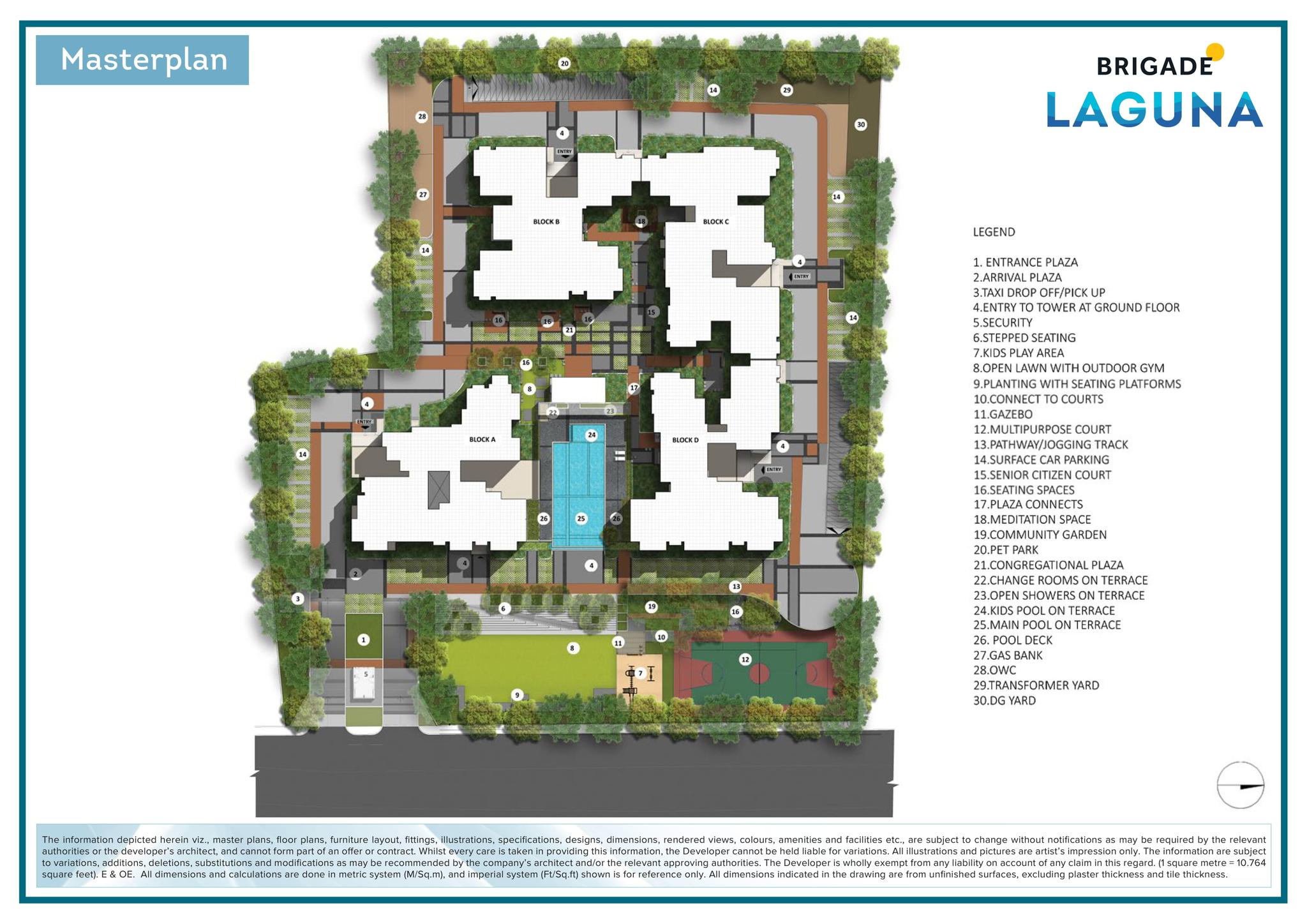 Brigade Laguna,Jakkur,Bengaluru- Master Plan