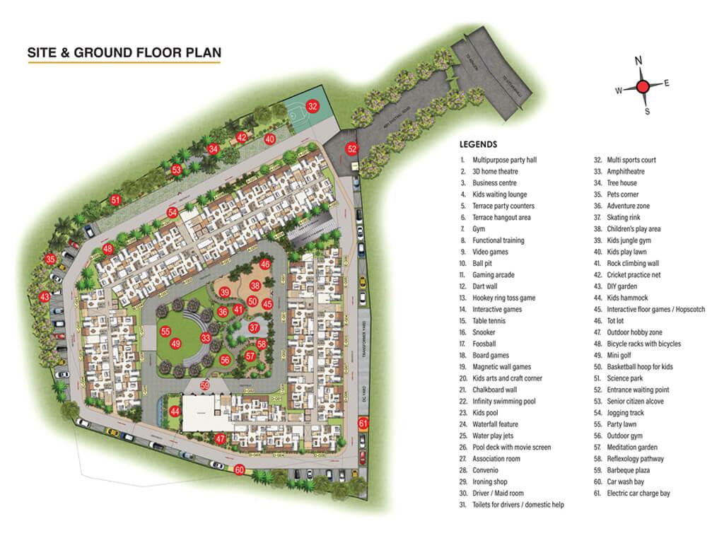 Casagrand Aquene,Kengeri,Bengaluru- Master Plan