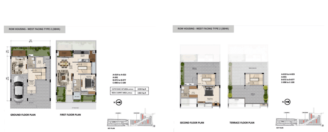 Radiance Gardenia,Hennur,Bengaluru- 3BHK Floor Plan