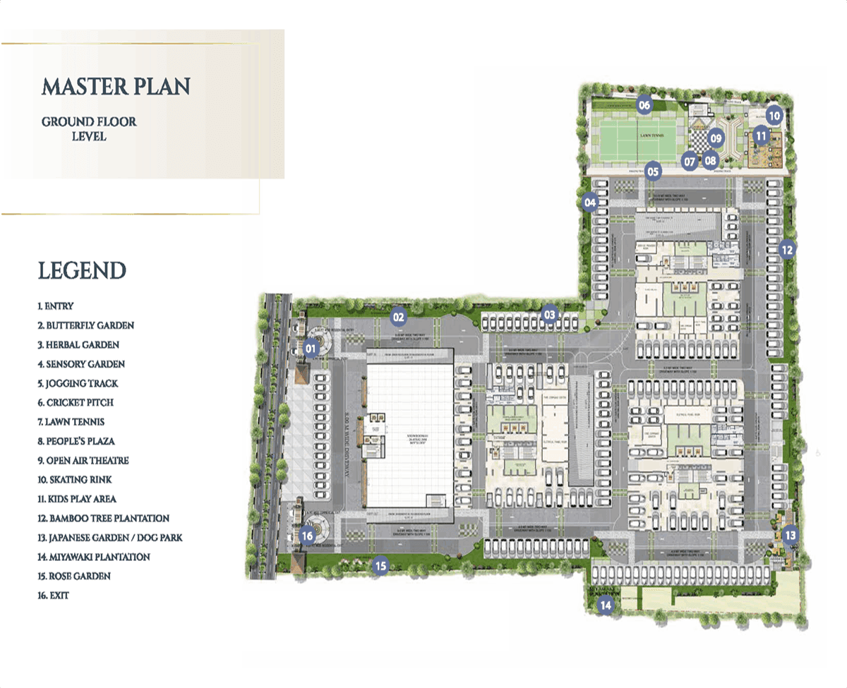 SBR Minara,Seegehalli,Bengaluru- Master Plan