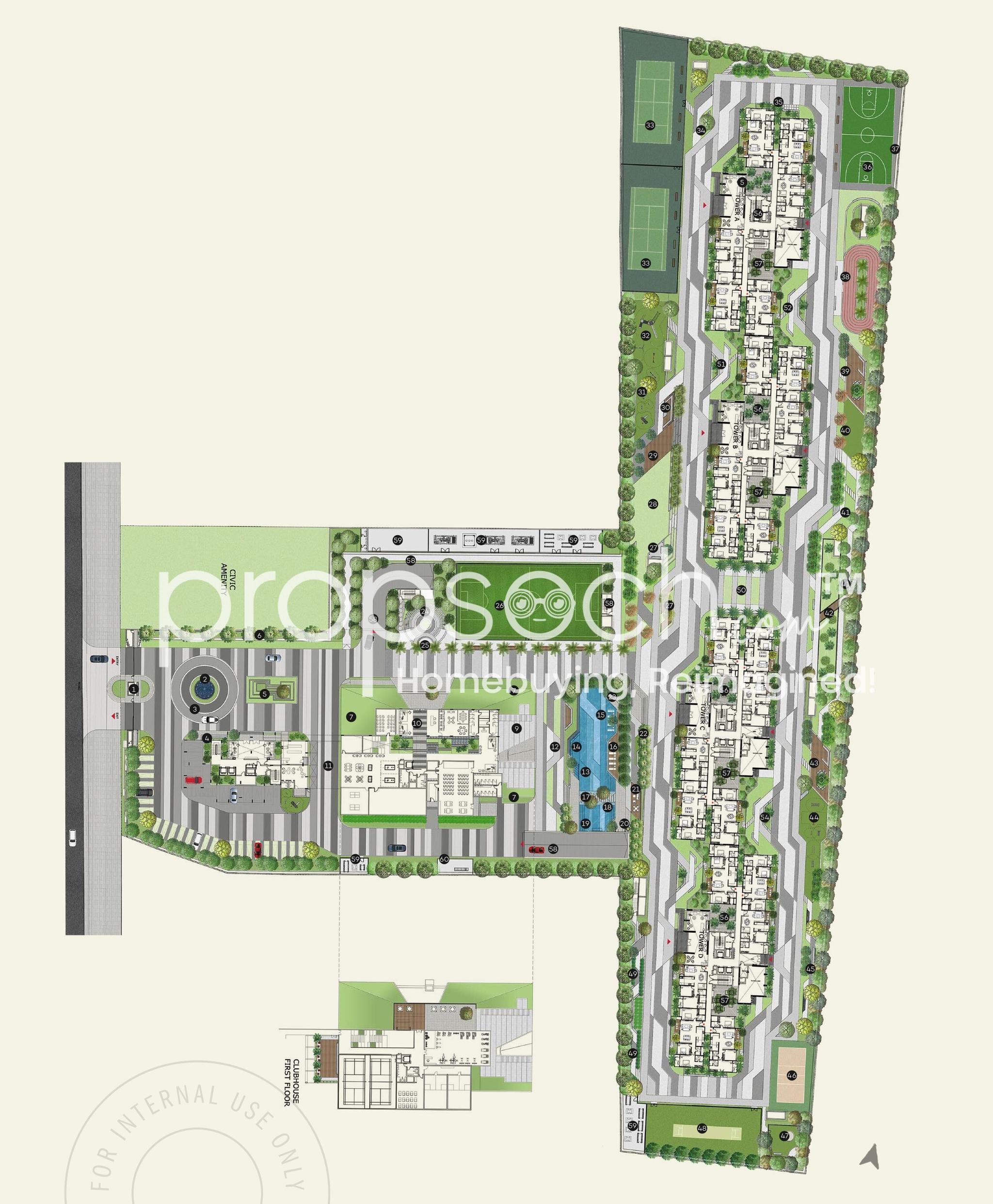 DNR Parklink,Hennur,Bengaluru- Master Plan