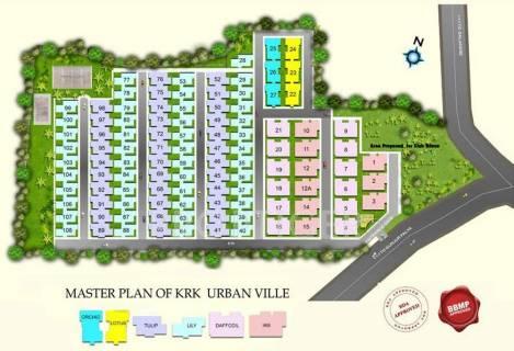 KRK Urban Ville,Gunjur,Bengaluru- Master Plan