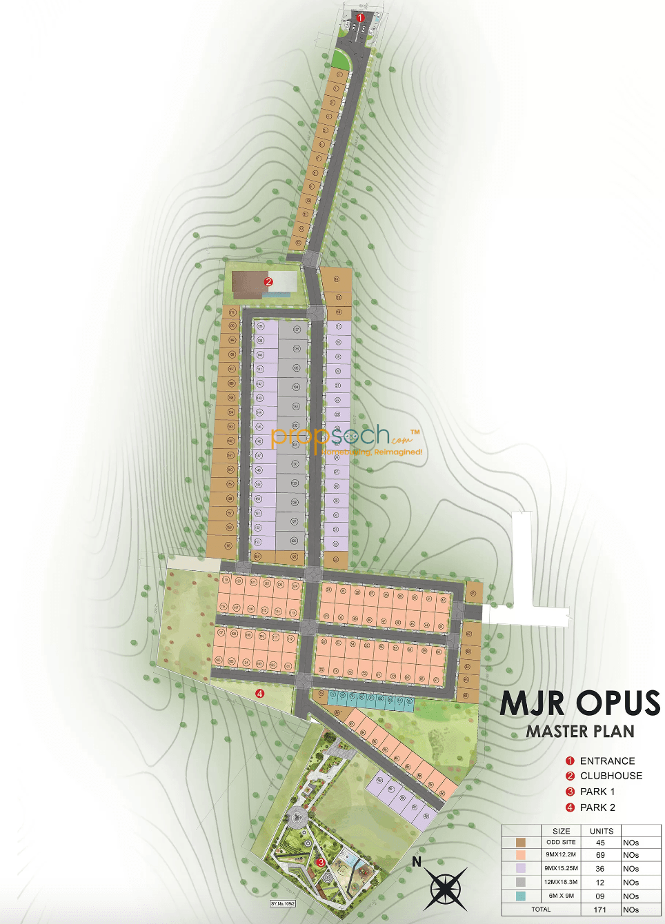 MJR Opus,Sarjapur,Bengaluru- Master Plan