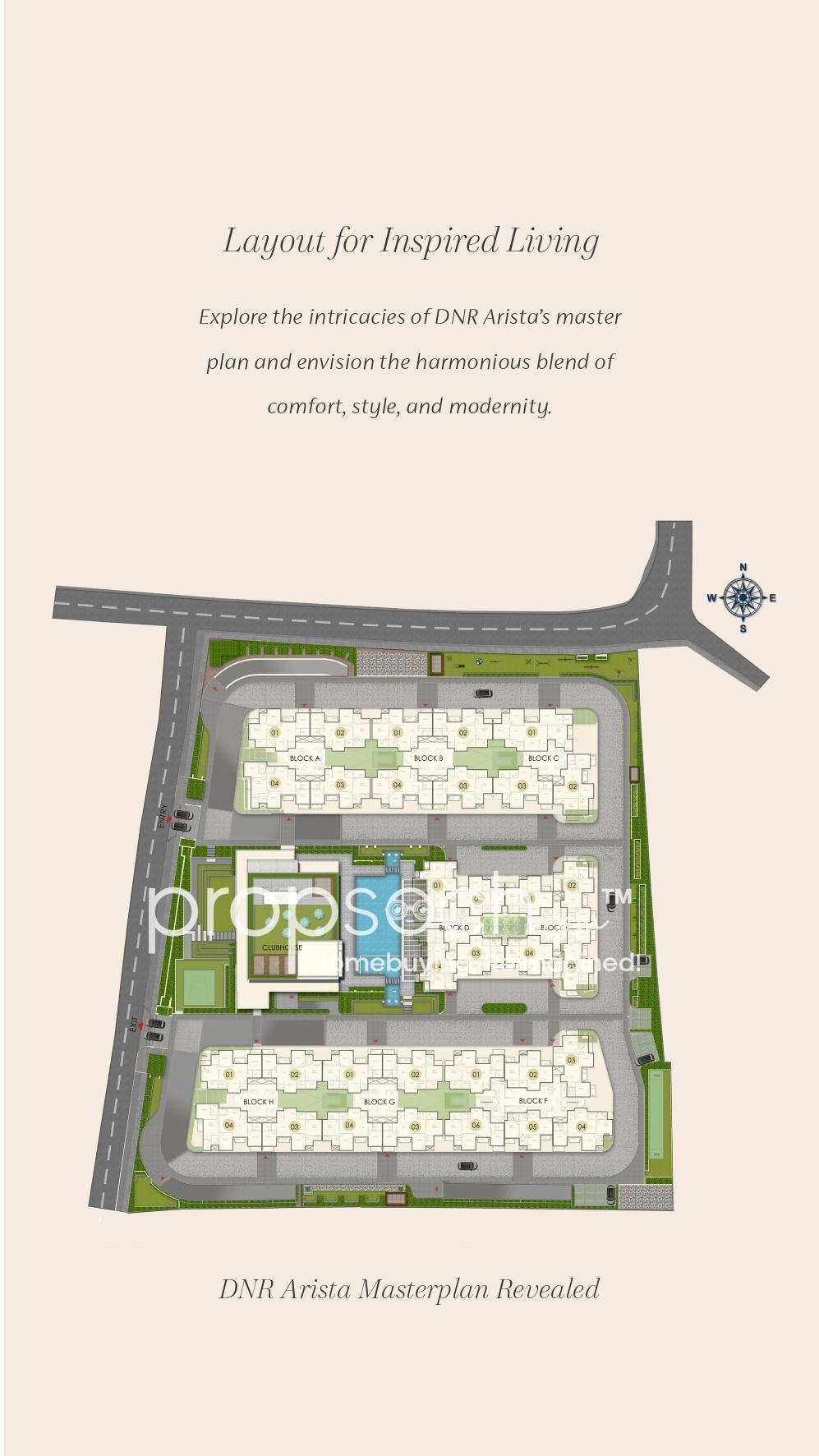 DNR Arista,Bellandur,Bengaluru- Master Plan