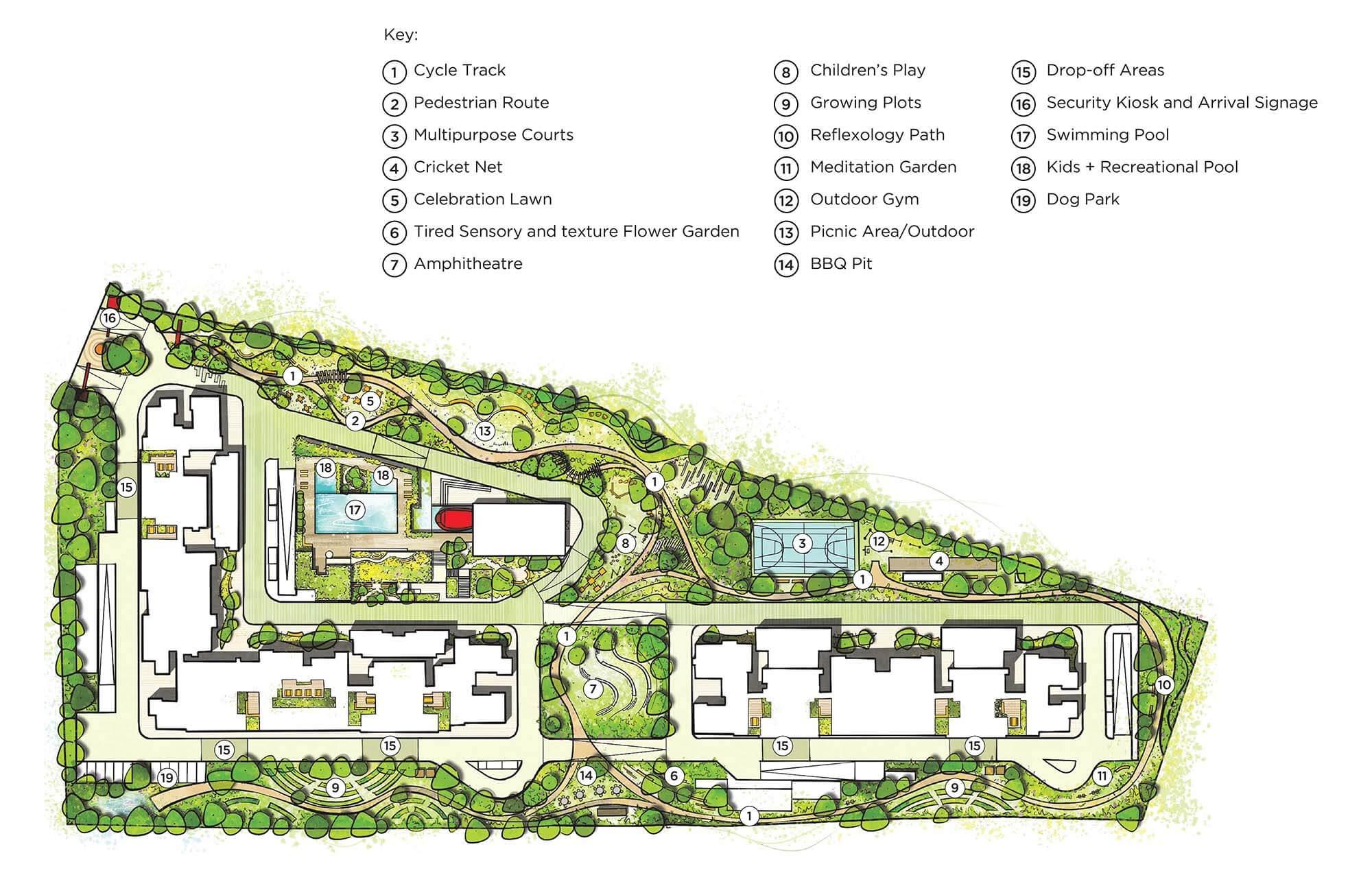 Nikoo Homes VI,Kogilu,Bengaluru- Master Plan