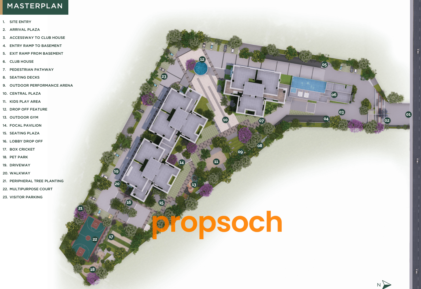 Embassy East Avenue,ITPL,Bengaluru- Master Plan