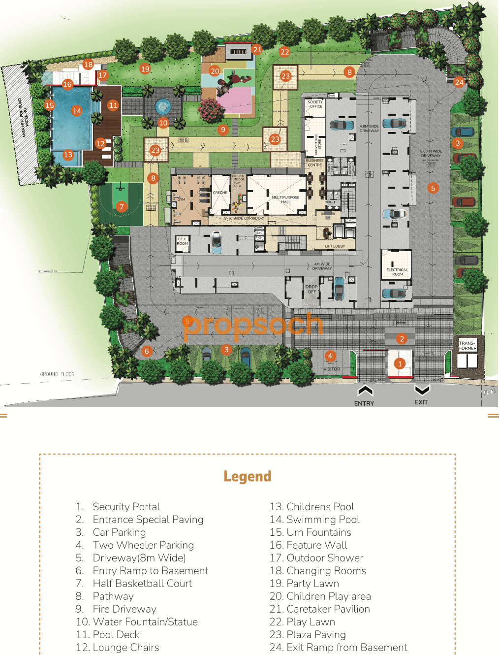 Sapthagiri Nirvana,Gunjur,Bengaluru- Master Plan