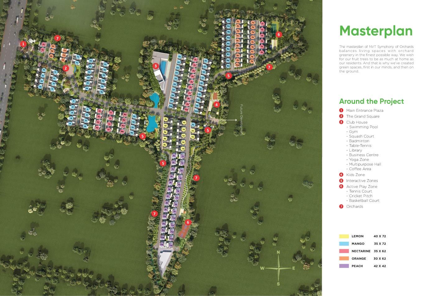 NVT Symphony of Orchards,Sarjapur Road,Bengaluru- Master Plan