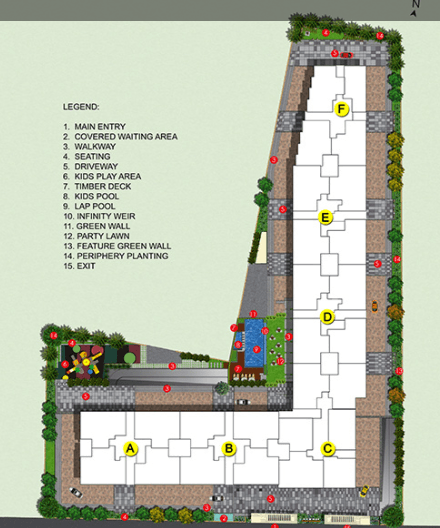 Adarsh Palm Retreat -Mayberry,Bellandur,Bengaluru- Master Plan