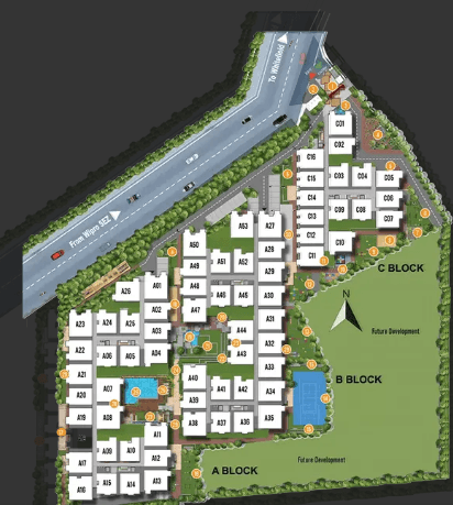 Abhee Siliconshine,Sarjapur Road,Bengaluru- Master Plan