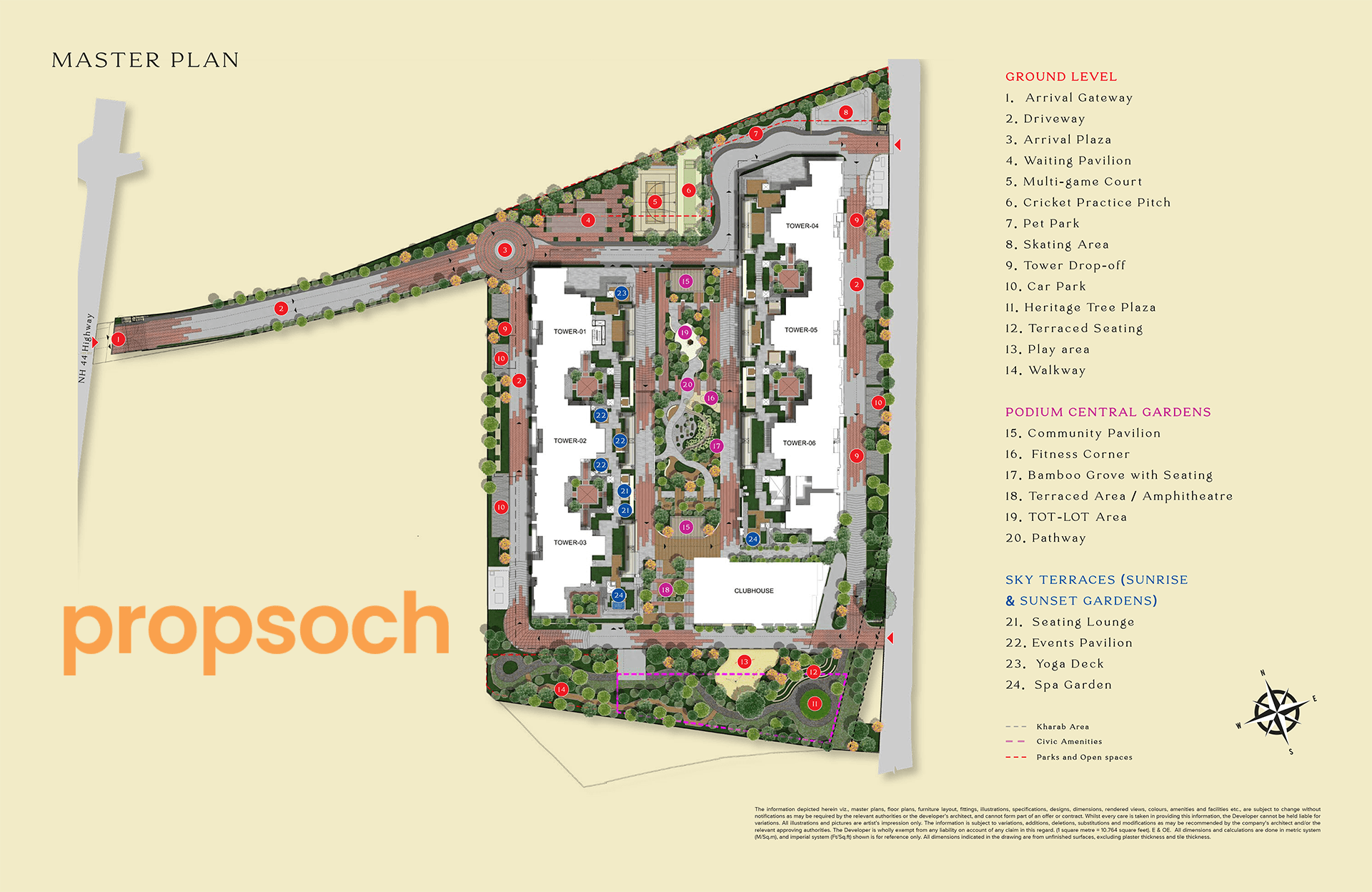 Brigade Insignia,Yelahanka,Bengaluru- Master Plan